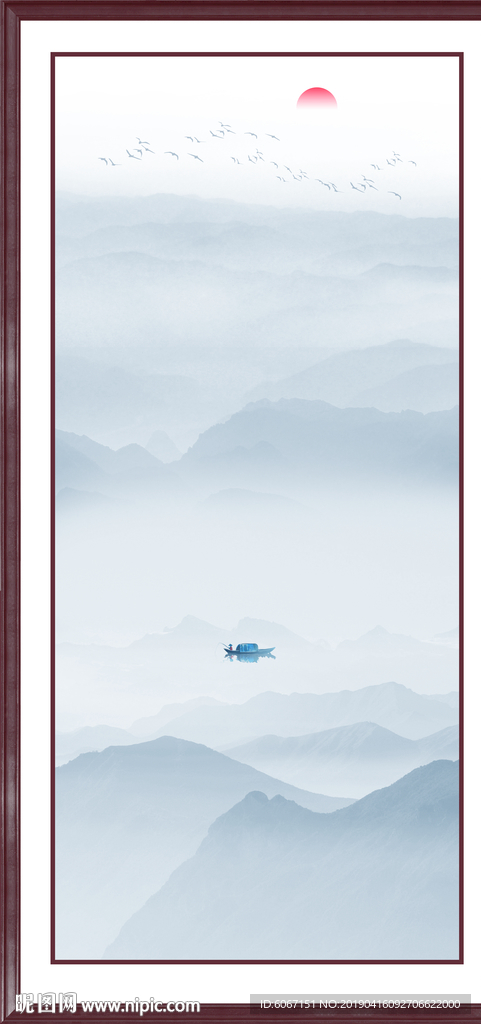 玄关山水画