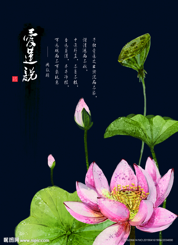 新中式荷花