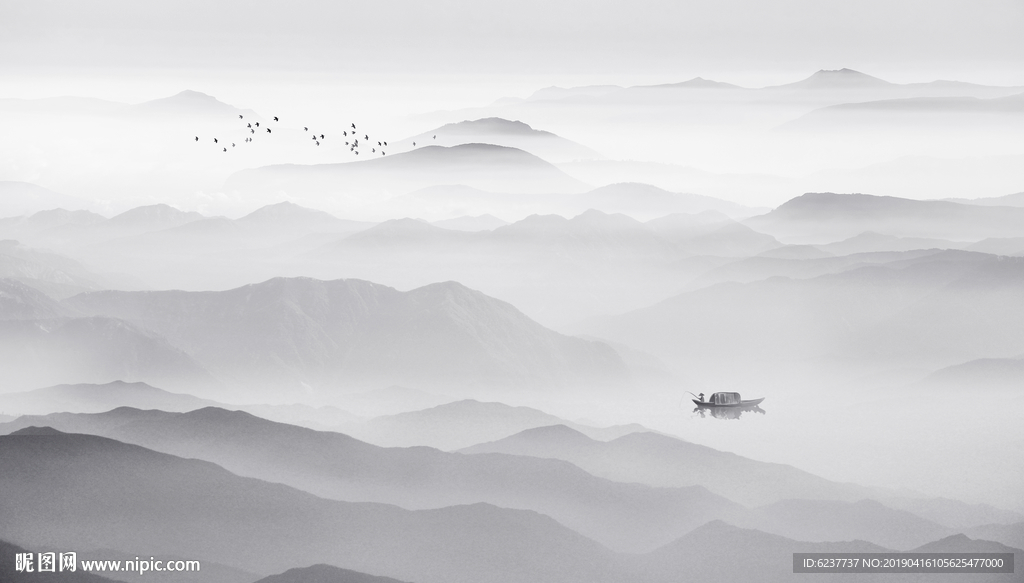 新中式山水画