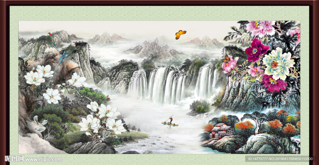 国画山水画