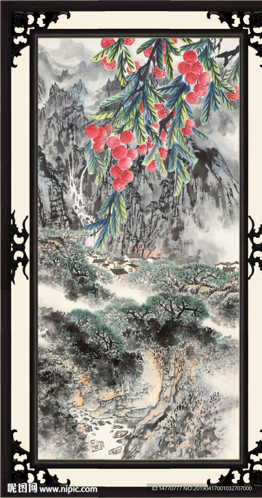 国画山水画