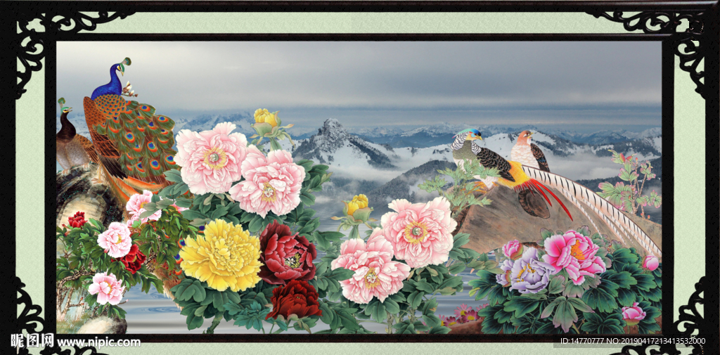 花开富贵 牡丹花开富贵 花开富