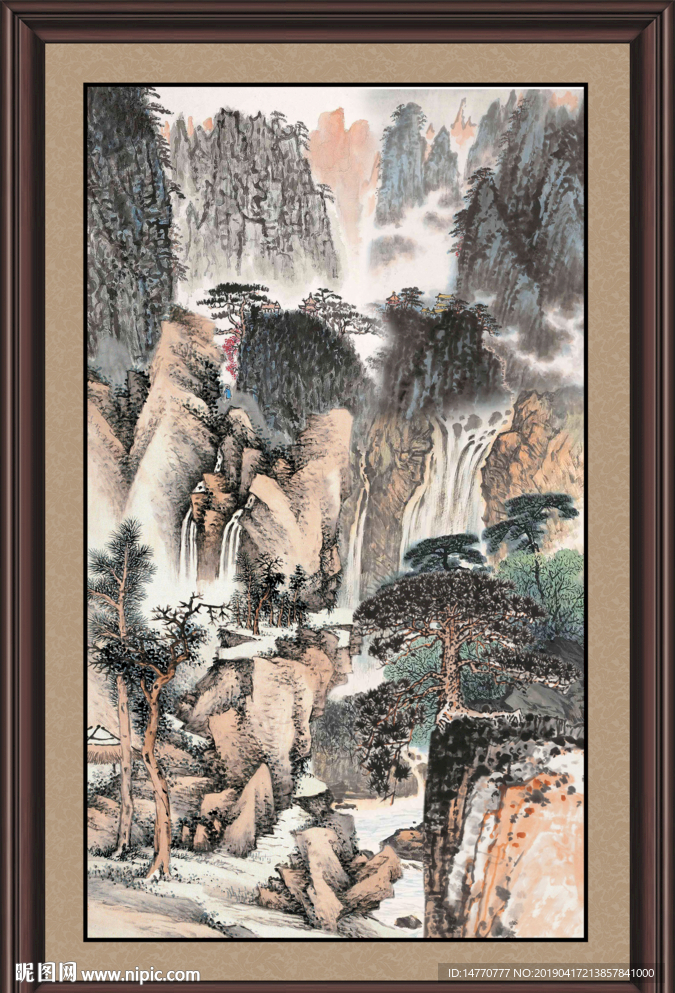 国画山水画
