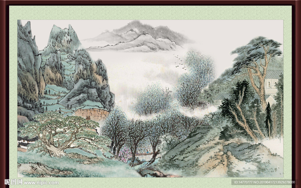 国画山水画
