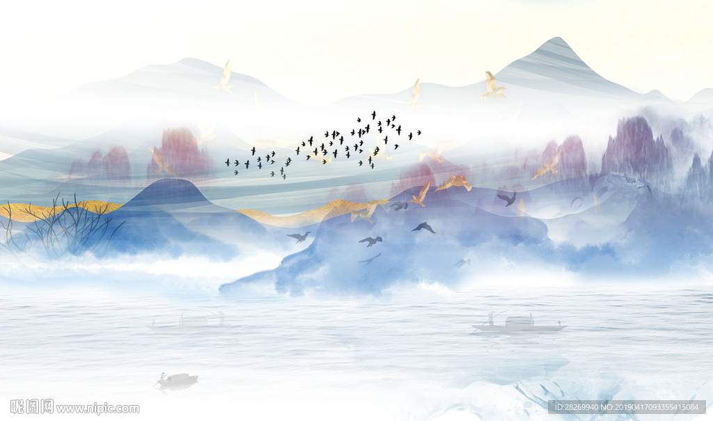 新中式背景