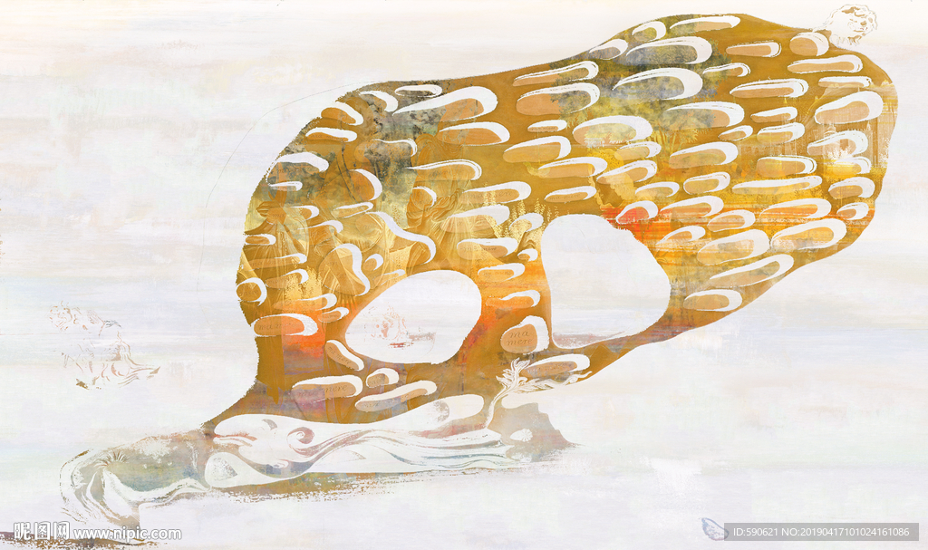 抽象油画