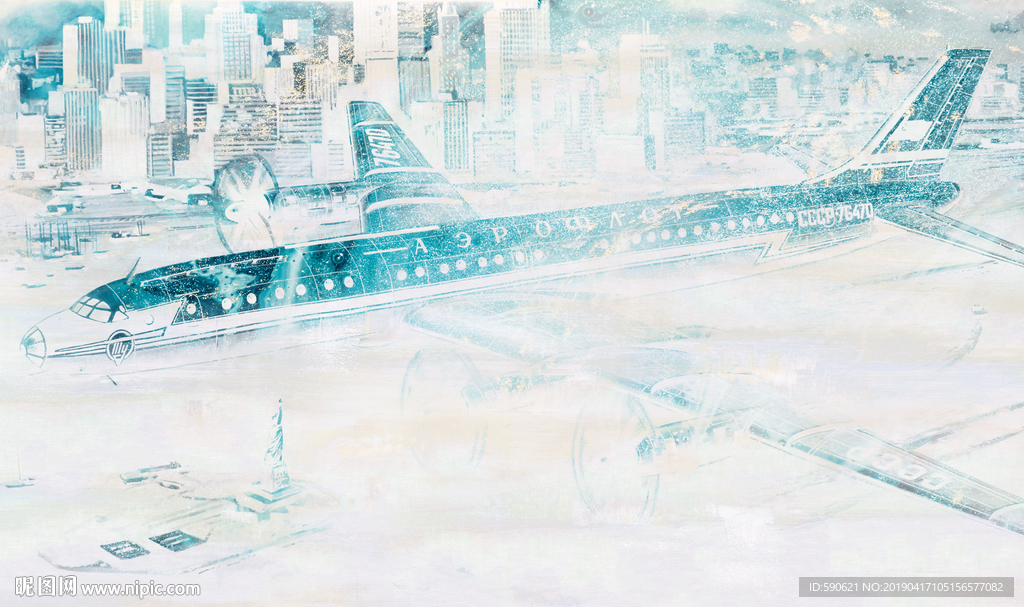 抽象油画