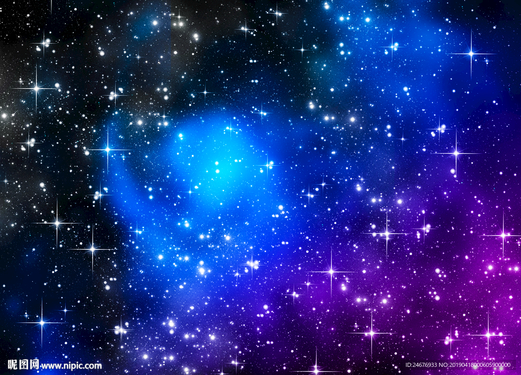 蓝色星空