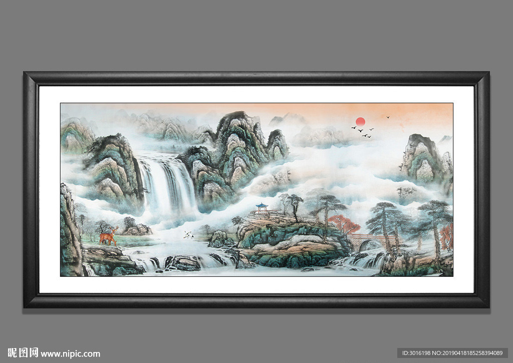 山水国画