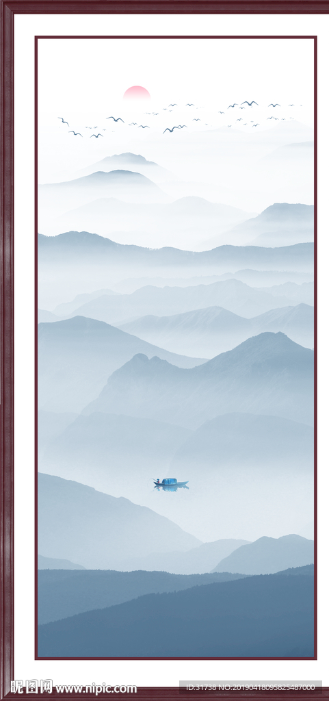 玄关山水画