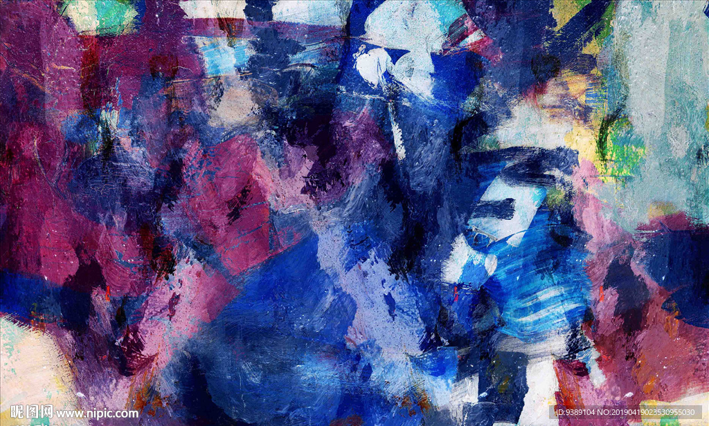 抽象油画