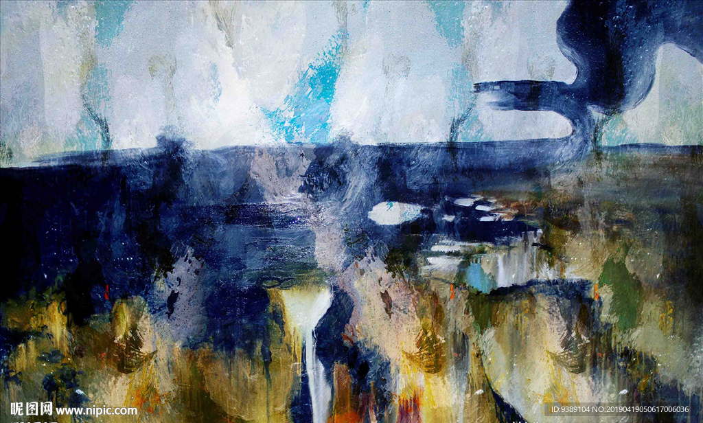 抽象油画