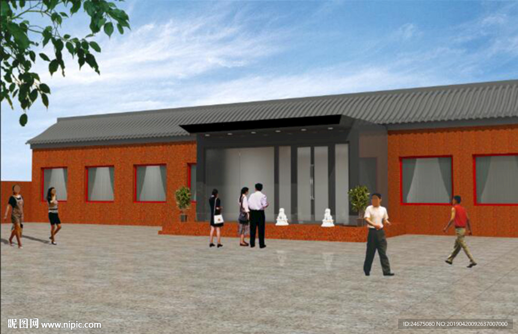 饭店室外装修效果图