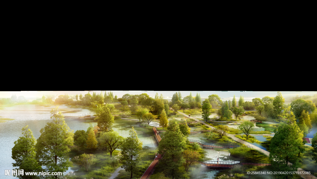 湿地景观图