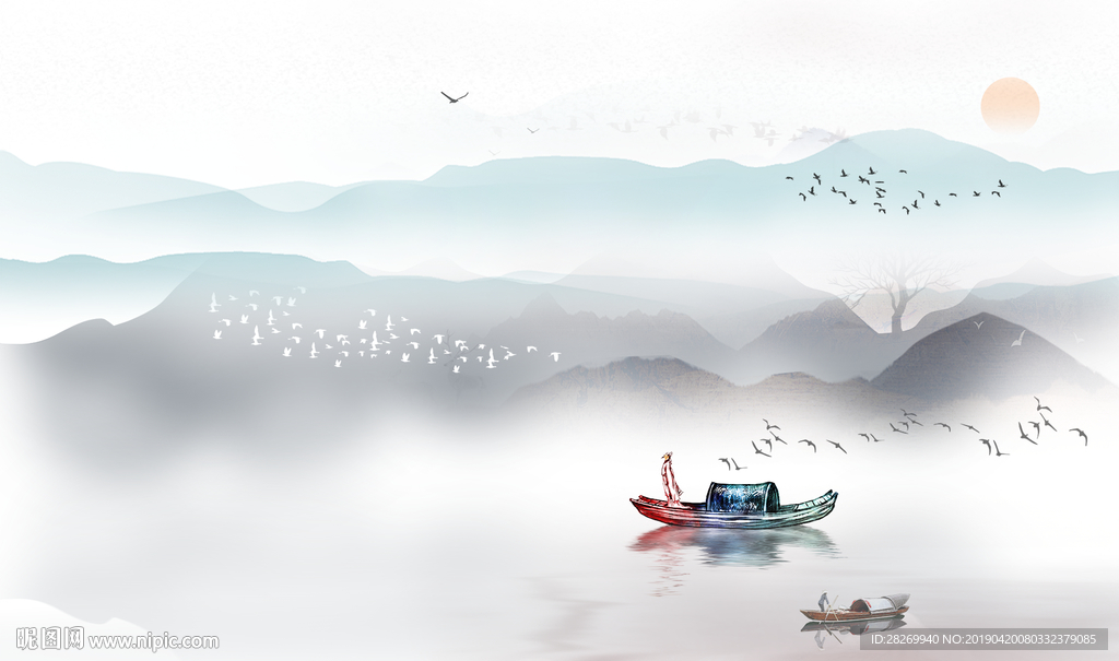 新中式背景