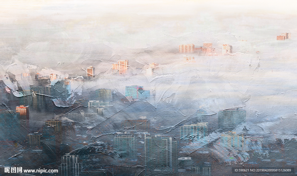 抽象油画
