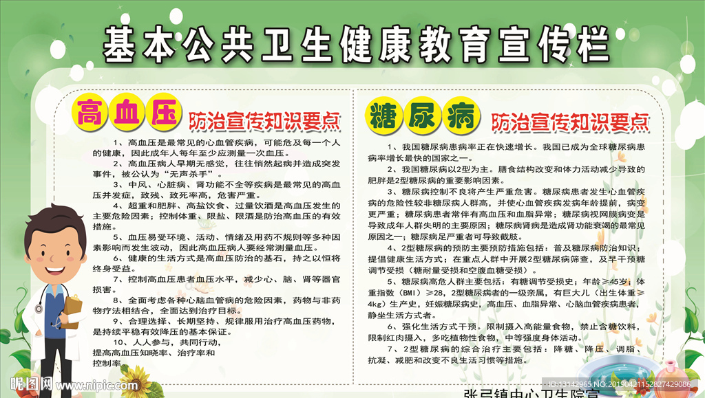 国家基本公共卫生健康教育宣传