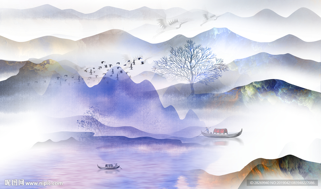新中式山水
