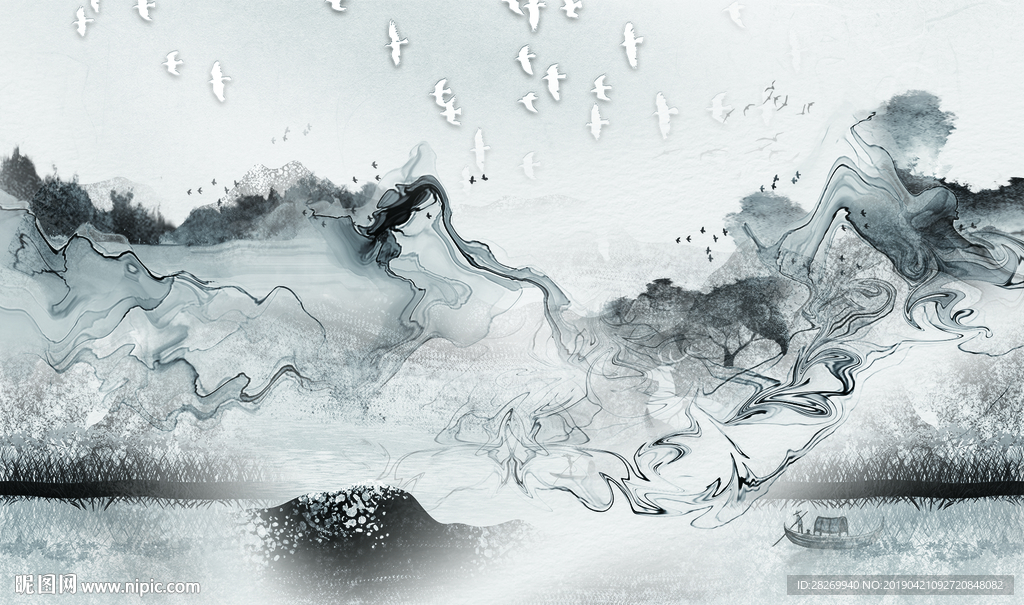 水墨画