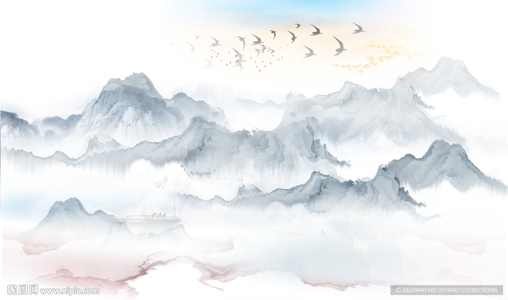 新中式背景