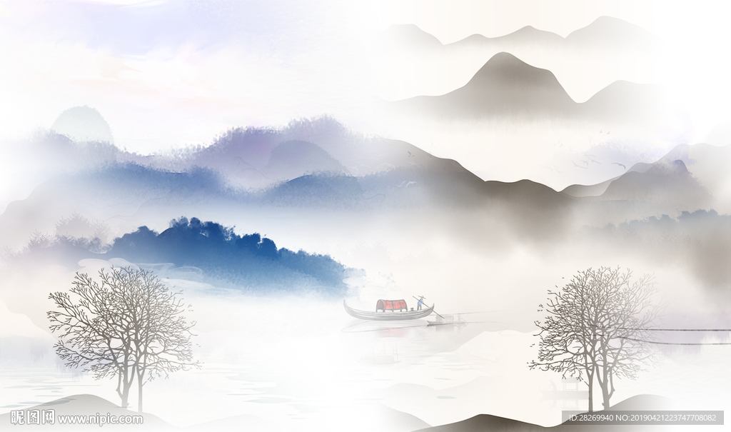 简约山水