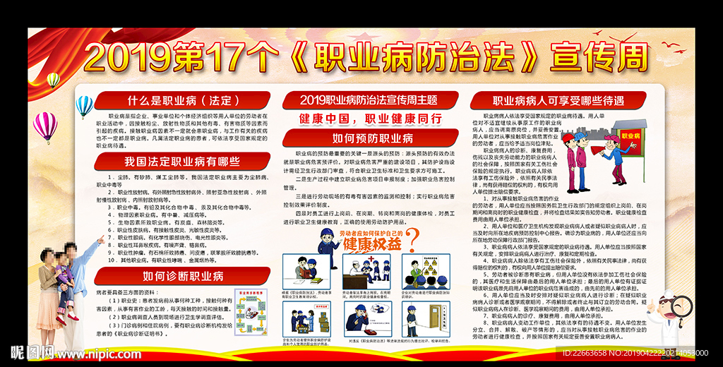 职业卫生安全知识宣传栏