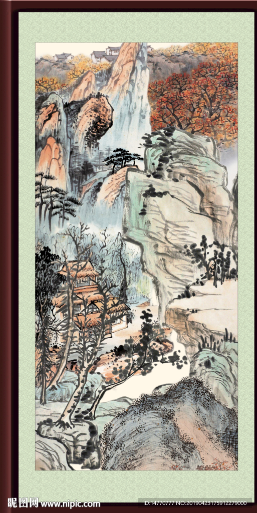 玄关山水画