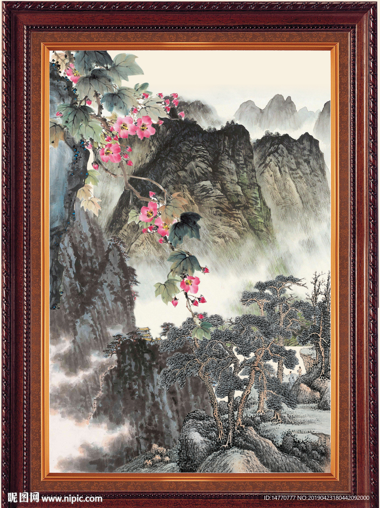 玄关山水画