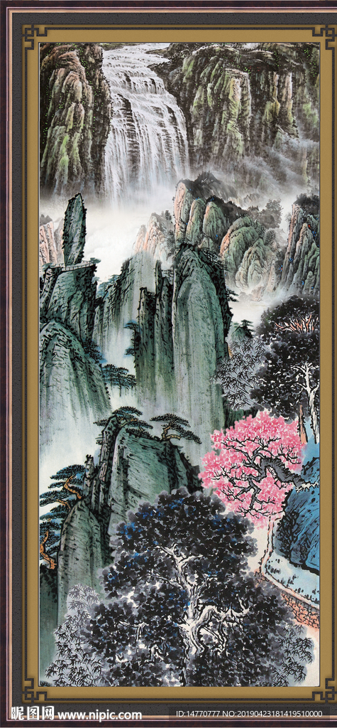 巨幅山水画