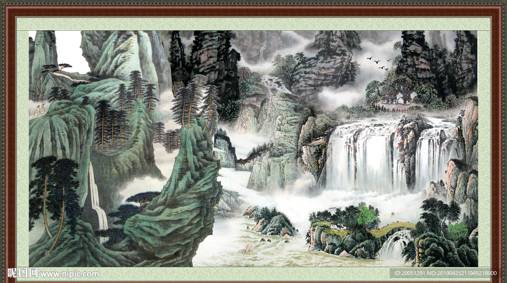 国画山水 国画山水图 国画山水