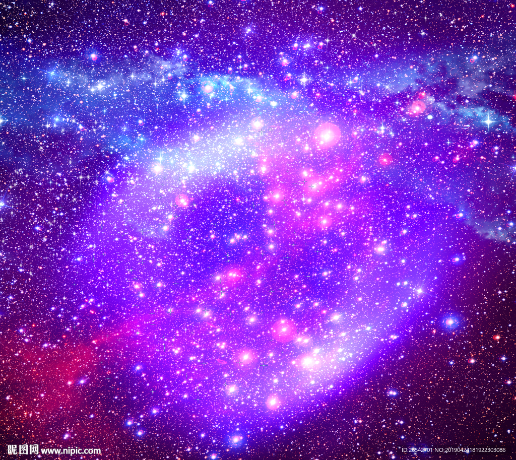 紫色星空