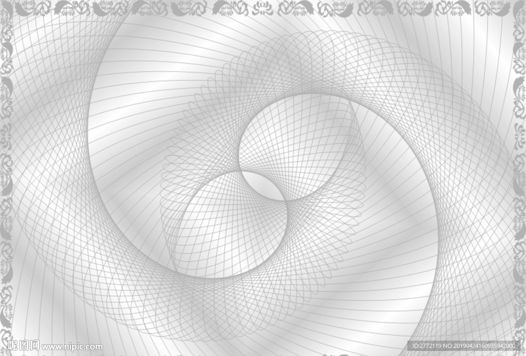 白银两   防伪证书纹