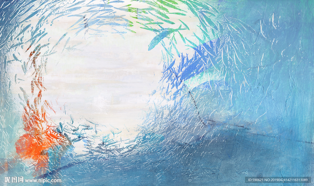 抽象油画