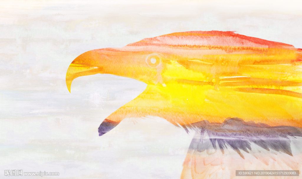 抽象油画