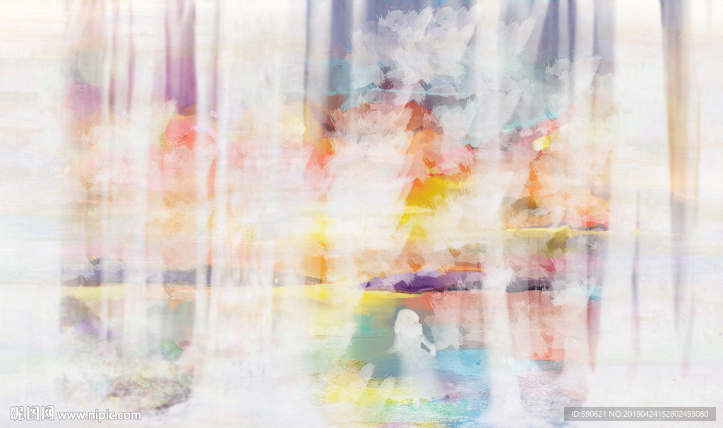 抽象油画