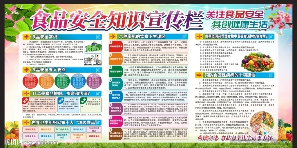 食品安全宣传栏