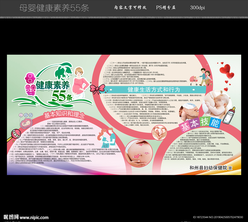 母婴健康素养55条