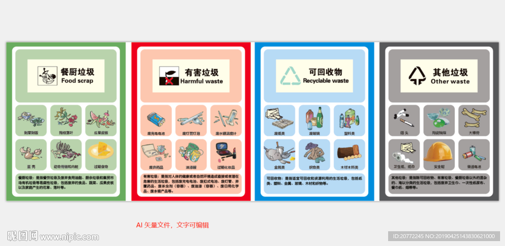 垃圾分类海报