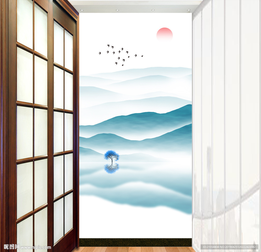 玄关屏风