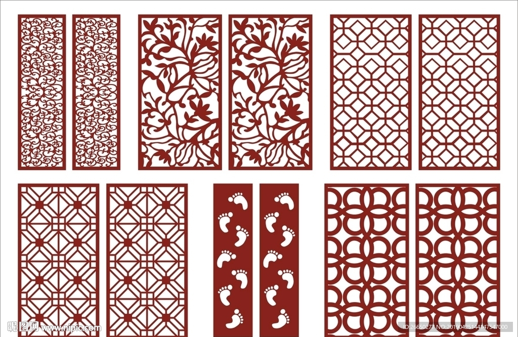 雕花隔断