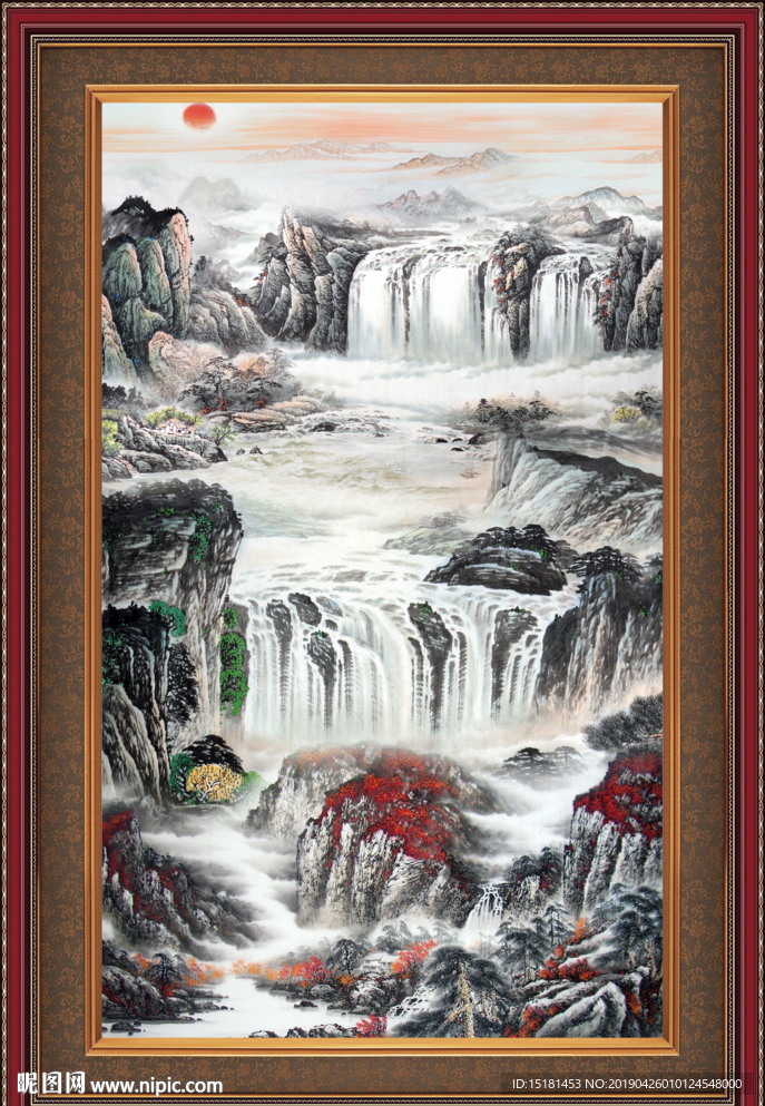 巨幅山水画
