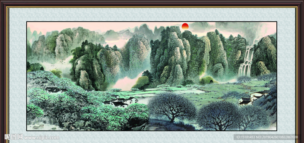 巨幅山水