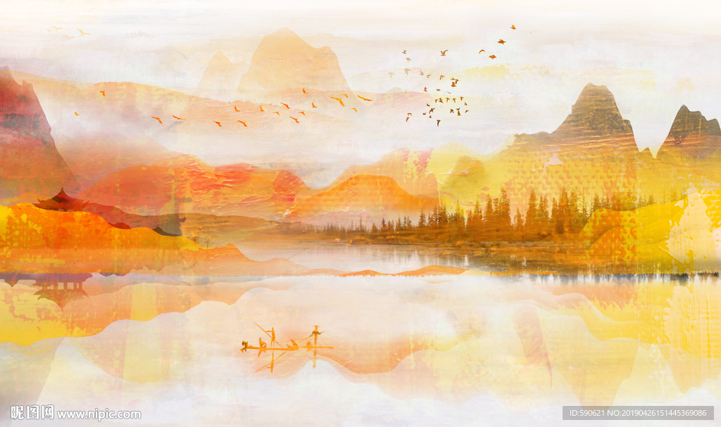 抽象油画