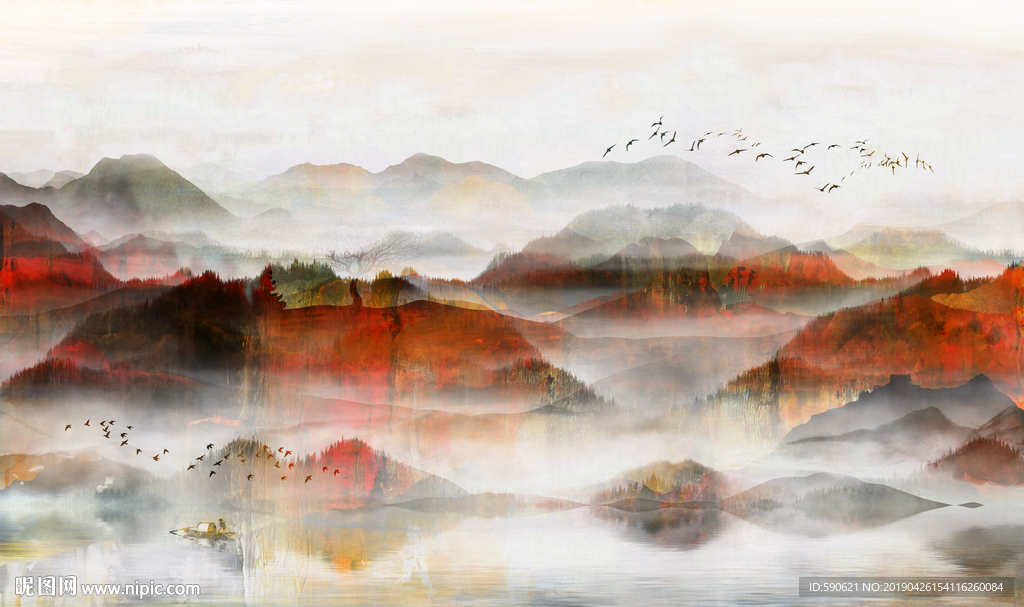 抽象油画