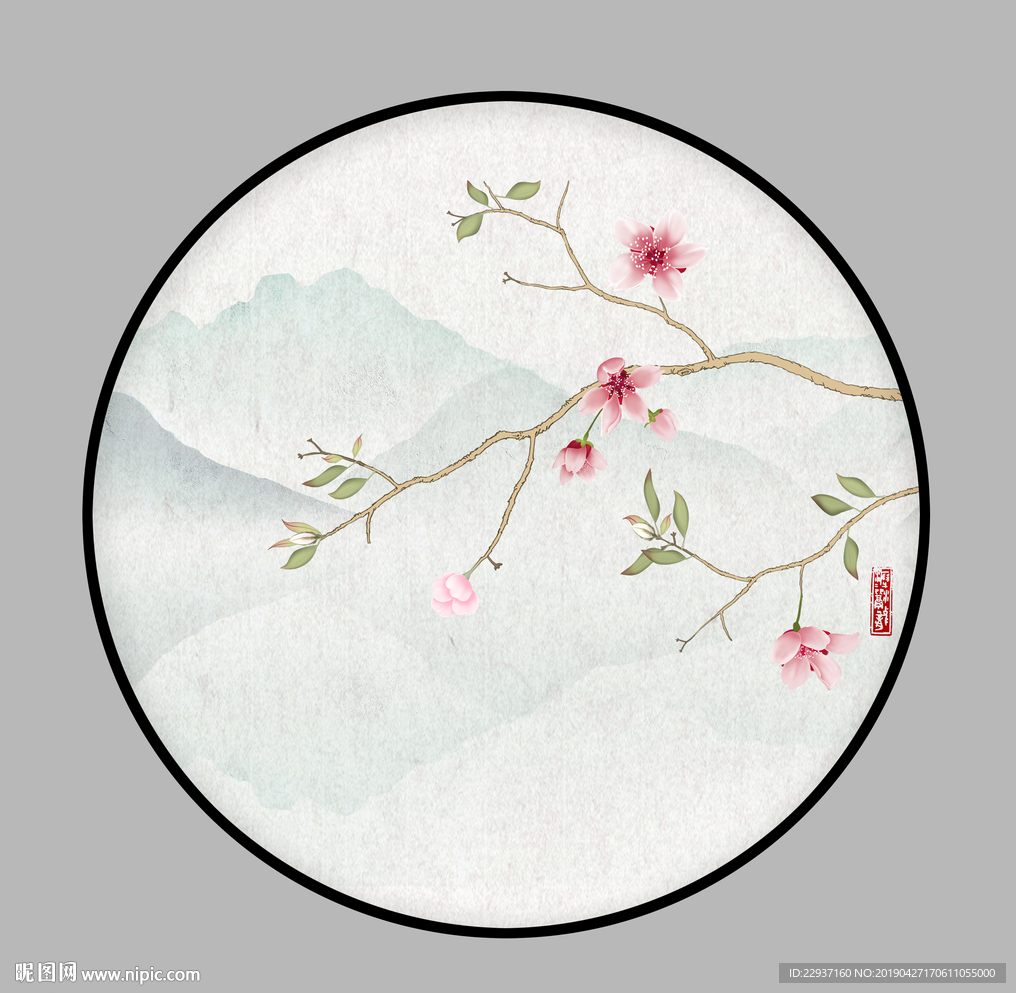 圆形装饰画