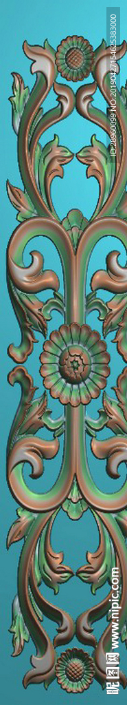 洋花灰度图图片