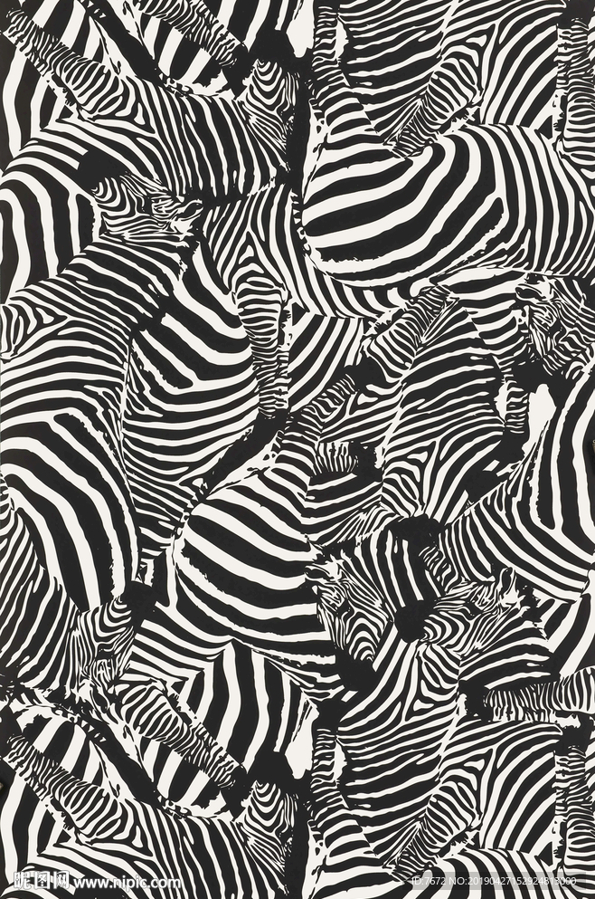 斑马纹理