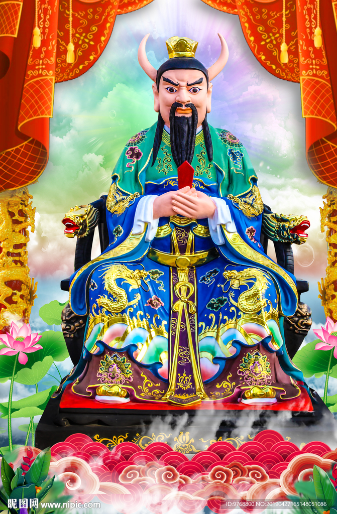 牛王爷  寺庙 神像