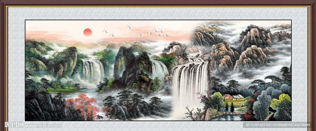 山水风景图