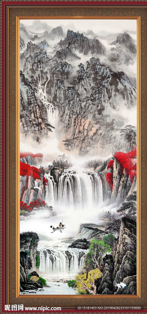 巨幅山水画